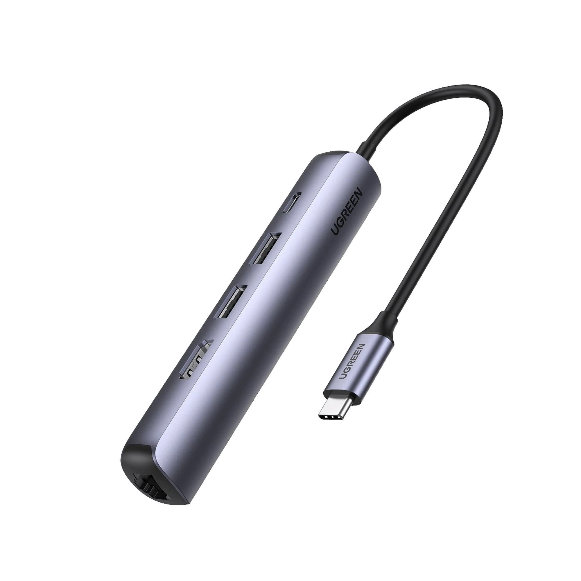 HUB USB-C (Docking Station) 5 en 1 | Ultra Delgado | 2 USB-A 3.1 a (5 Gbps) | HDMI 4K@60Hz | RJ45 (Gigabit Ethernet) | USB-C PD Carga Rápida 100W | Soporta OTG | Chips Inteligentes | Pequeño y Ligero | Caja de Aluminio. HUB USB-C (Docking Station) 5 en 1 | Ultra Delgado | 2 USB-A 3.1 a (5 Gbps) | HDMI 4K@60Hz | RJ45 (Gigabit Ethernet) | USB-C PD Carga Rápida 100W | Soporta OTG | Chips Inteligentes | Pequeño y Ligero | Caja de Aluminio.